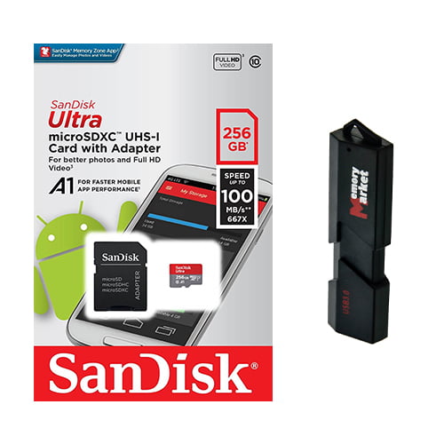 SanFlash PRO USB 3.0 Card Reader Works for Samsung SM-T817TZKATMB Adapter to Directly Read at 5Gbps Your MicroSDHC MicroSDXC Cards 